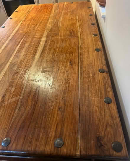 Photo of free Rustic solid wood dining table (SG7) #3