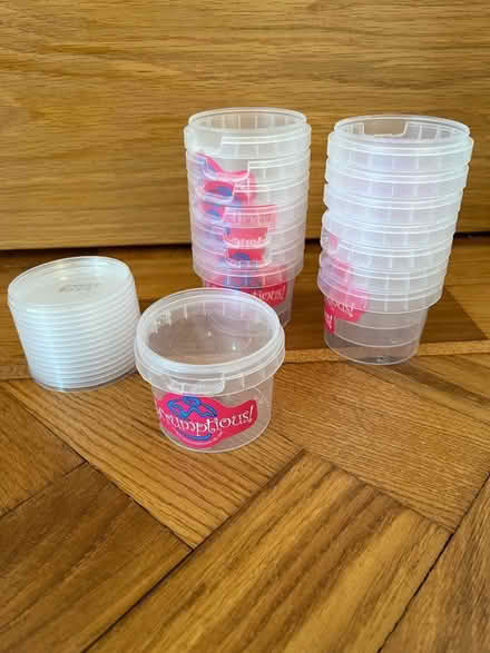 Photo of free Small plastic containers with lids (Cookham SL6) #2
