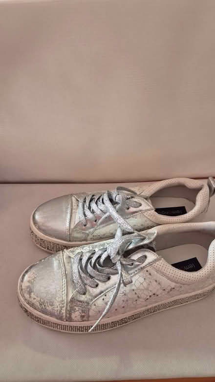 Photo of free Lemonade White and silver shoes size 6 (Round Green LU2) #2