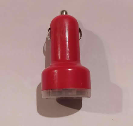 Photo of free Red USB Car Charger Dual Port. Cigarette Socket. (Stirling FK8) #1
