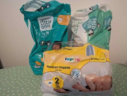 Photo of free Nappies size 2/3 + sacks (Grappenhall WA4) #1