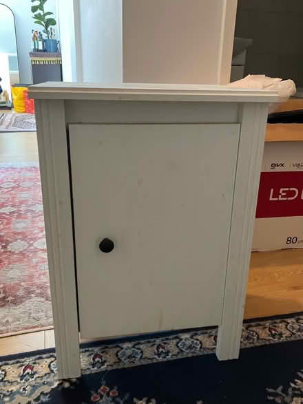 Photo of free Small white wooden cabinet (Tulse Hill) #1