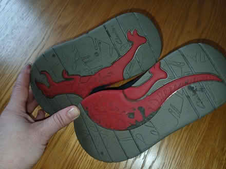 Photo of free Child's dino trainers (Parkhead EH11) #2