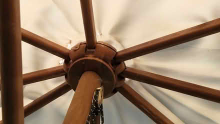 Photo of free Large rectangular cream parasol 3 m x 2 m (Hove Park area BN3) #2