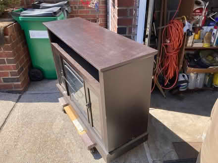 Photo of free TV stand/electric fireplace (10470 Woodlawn) #1