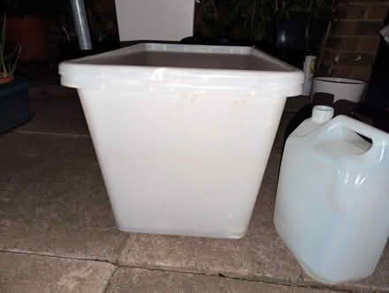 Photo of free 2 Plastic storage boxes (Upper Holloway N19) #1