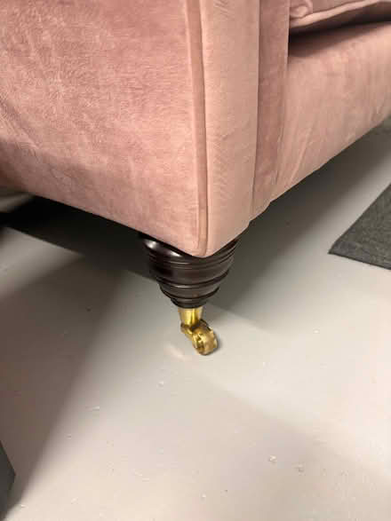 Photo of free Dusky Pink Recovered Sofa (Northaw EN6) #1