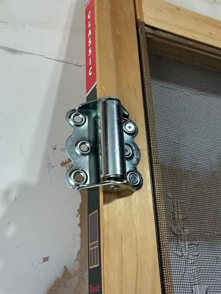 Photo of free Wood framed screen door (Hazlet) #3