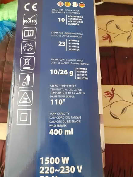 Photo of free 1500watt steam cleaner (Tonbridge TN9) #3