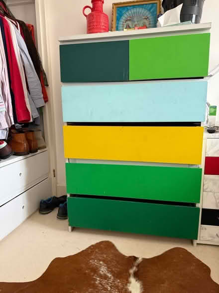 Photo of free Upcycled IKEA chest of drawers (Hackney E8) #1