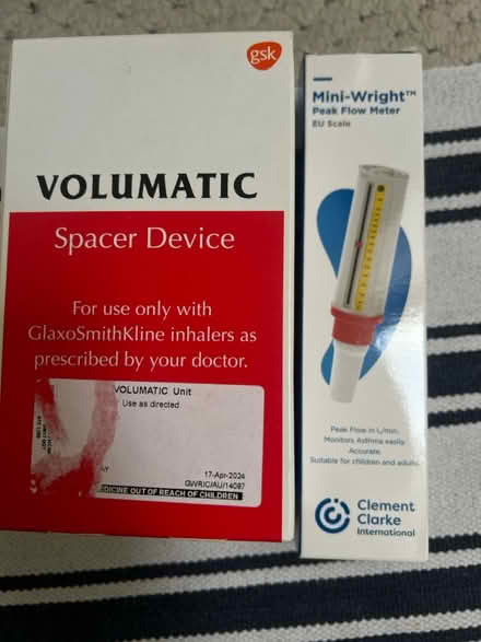 Photo of free Spacer & peak flow (Battersea SW11) #1