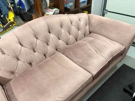 Photo of free Dusky Pink Recovered Sofa (Northaw EN6) #4