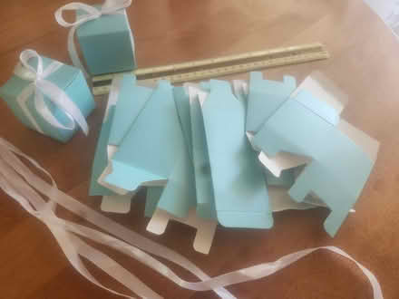 Photo of free Gift boxes 2" x 2" x 2" turquoise (Silver Spring, MD 20902) #1