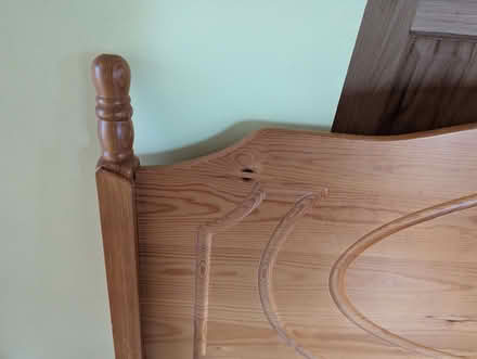 Photo of free Carved Headboard (Sherwood TN2) #2