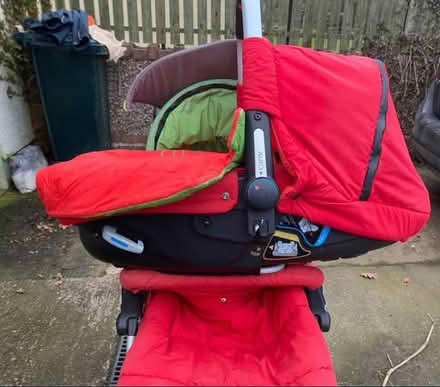 Photo of free 3 wheel buggy pushchair red all terrain (Penrith CA11) #2