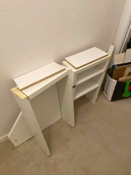 Photo of free Desk with shelves (Malden Center) #2
