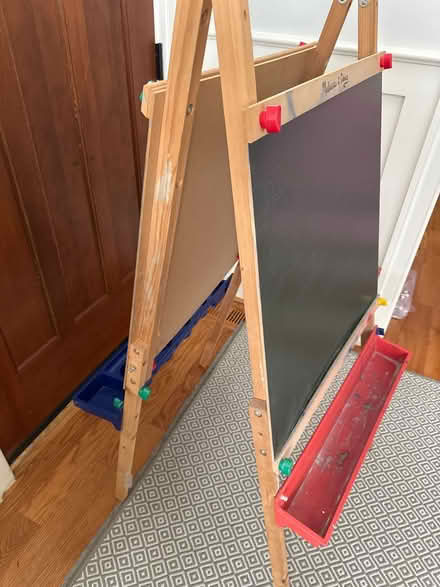Photo of free Easel with whiteboard + chalkboard (Near Jamestown Elementary) #3