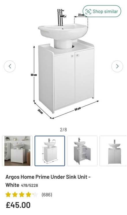 Photo of free Sink cupboard (E6) #3