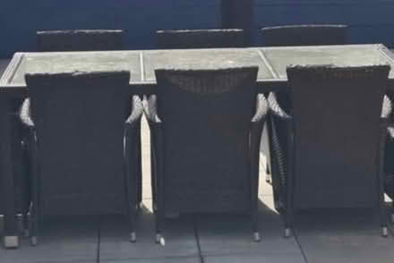 Photo of free Rattan table and 6 chairs (Swanley BR8) #1