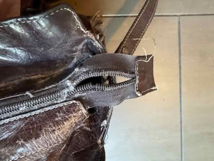 Photo of free Brown leather bag in need of TLC (Tufnell Park N7) #3