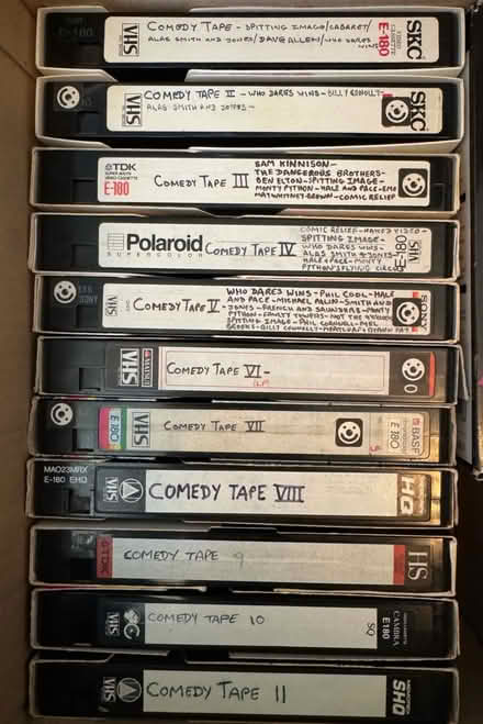 Photo of free VHS COMEDY TAPES C.1990’s (Hermitage Berks) #1