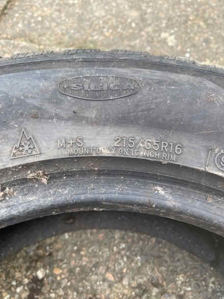 Photo of free 4 winter tyres (Sissinghurst Kent) #2