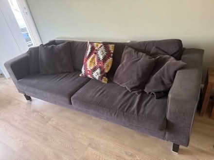 Photo of free 3 + 2 seater Bo Concept grey sofas (Leopardstown) #2