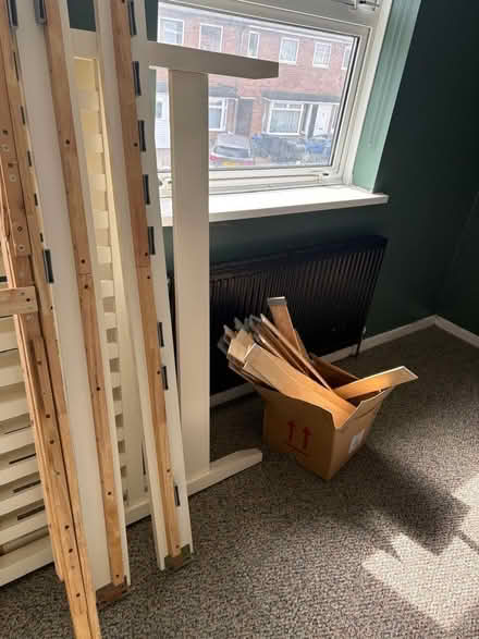 Photo of free Double bed frame (B26, Yardley) #3