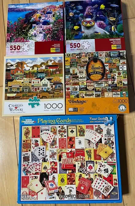 Photo of free Two lots of jigsaw puzzles (Ossington and Dupont) #1