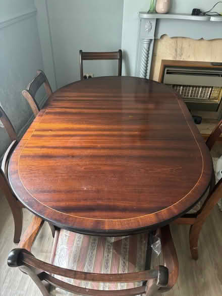 Photo of free Extendable dining table with matching chairs (Firth Park S5) #3