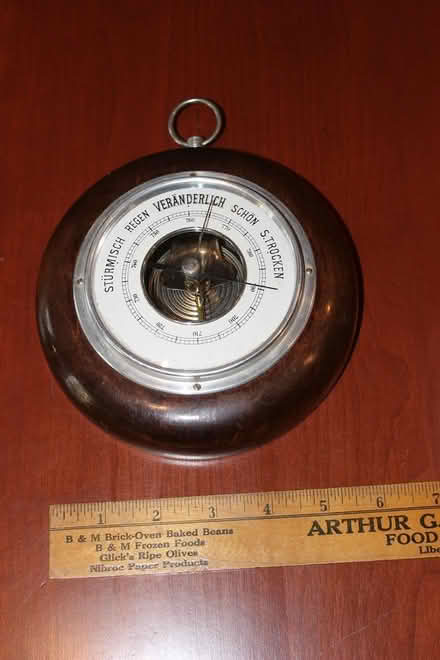 Photo of free German Wall Barometer (Groton near center) #1
