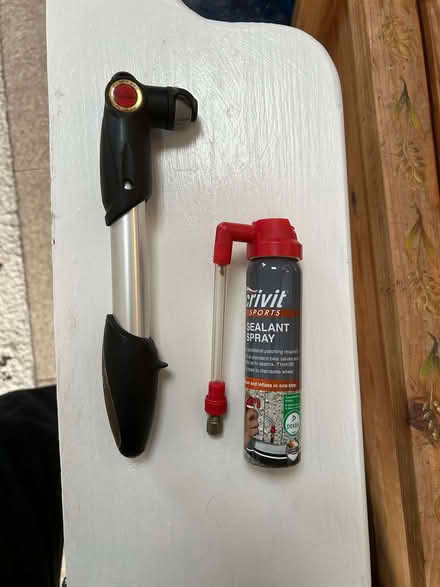 Photo of free Bicycle pump and inflator (Kelynack TR19) #1