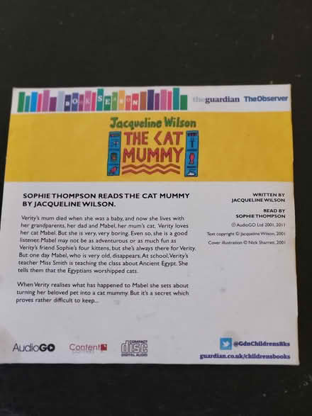 Photo of free The Cat Mummy book on CD (East Finchley N2) #2