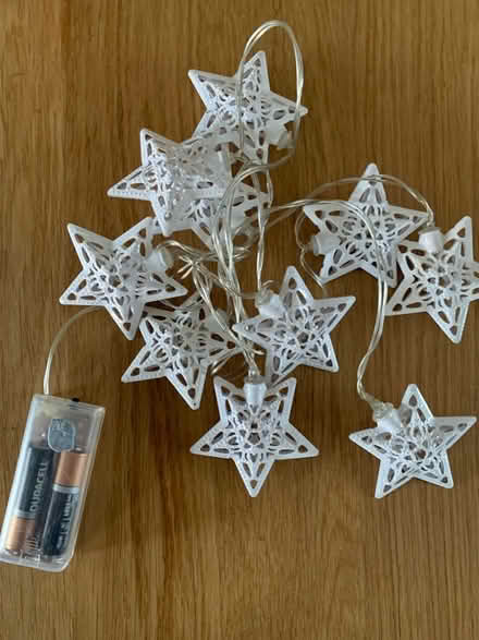 Photo of free String of battery powered star lights. (City Centre NR3) #1