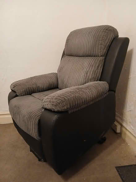 Photo of free Grey reclining armchair (LS8 3RG) #1