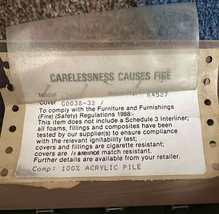 Photo of free Manual recliner armchair (Colchester CO1) #2