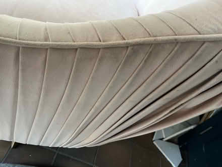 Photo of free Upholstered velour chair (Pickering YO18) #4