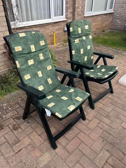Photo of free Folding garden seats (x2) (Stanway CO3) #2