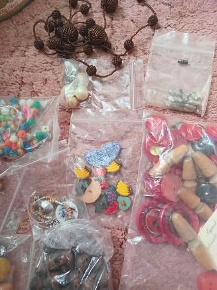 Photo of free Tin of beads,buttons and other bits (Eastbourne BN20) #1