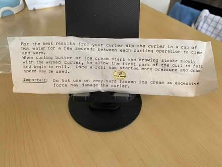 Photo of free Butter/ice cream curler (South Harrow HA2) #4