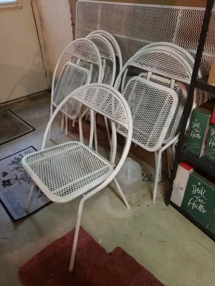 Photo of free Outdoor Table 6 Chairs folding (Davidsonville) #2