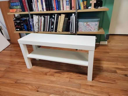 Photo of free Short wood table (Cedar Hills) #1
