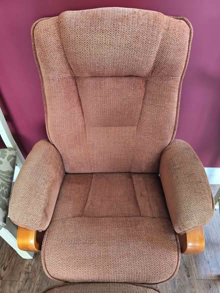 Photo of free Armchair & footstool (Overton LA3) #1