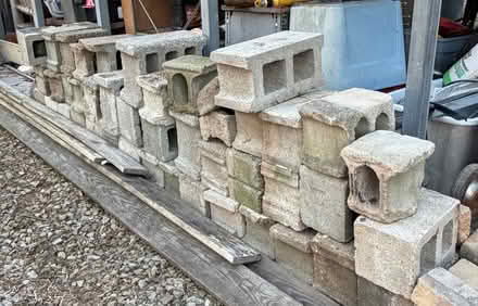Photo of free About 40 Concrete Blocks (Near WOW outlets Greensburg) #1