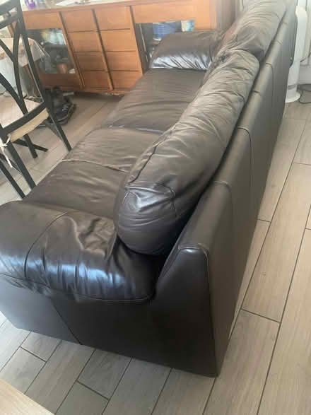 Photo of free Gorgeous dark chocolate brown couch (Chiswick W3) #1