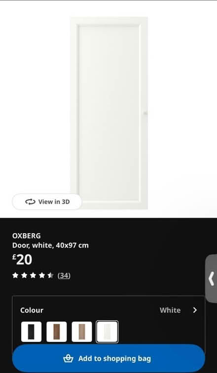 Photo of free Billy bookcase doors (Camden NW1) #2