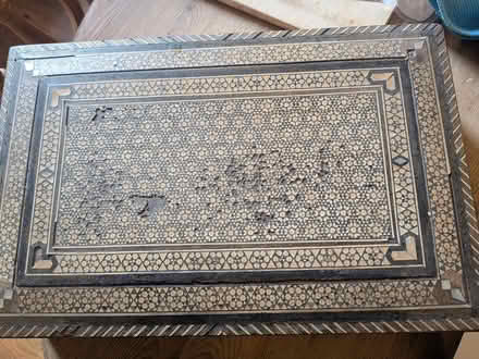 Photo of free Old Marquetry Box (Grantham) #1