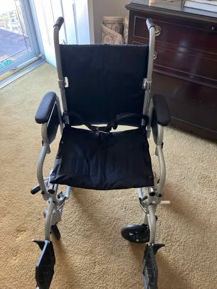 Photo of free Transport wheelchair (Highland Park) #3