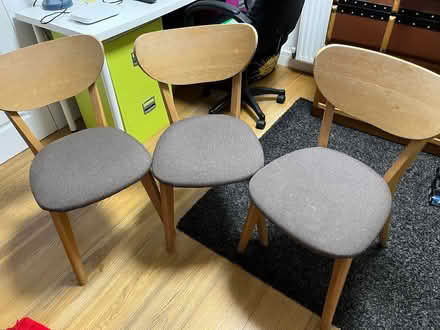Photo of free 3 sturdy dining chairs (St Austell PL25) #1