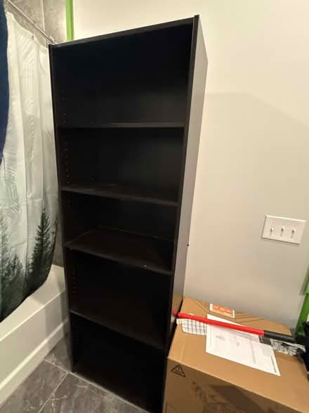 Photo of free Black woodshelf (Chantilly) #1